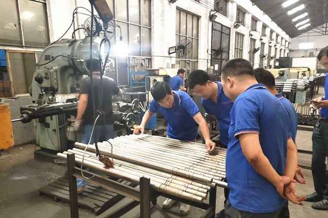 常州越泽虚拟现实应用有限公司每周对各个工序进行质量监督检验的现场。